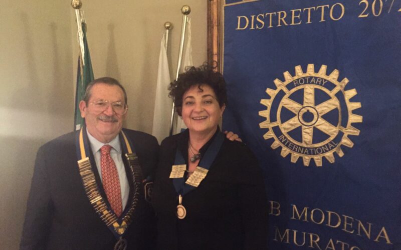 Il Governatore  Franco Venturi  in visita al Rotary L.A. Muratori